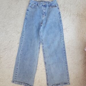 SHEIN Light Blue Flare & Wide Leg Jeans